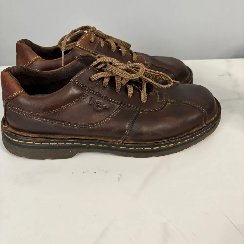 Dr. Martens Men Vintage Leather Shoes Loafer Oxford 8A91 Bowling Peanut Size 9